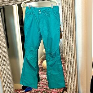 Small women snowboarding or ski pants